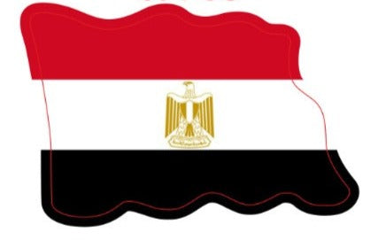 Egypt Flag Metal Magnet